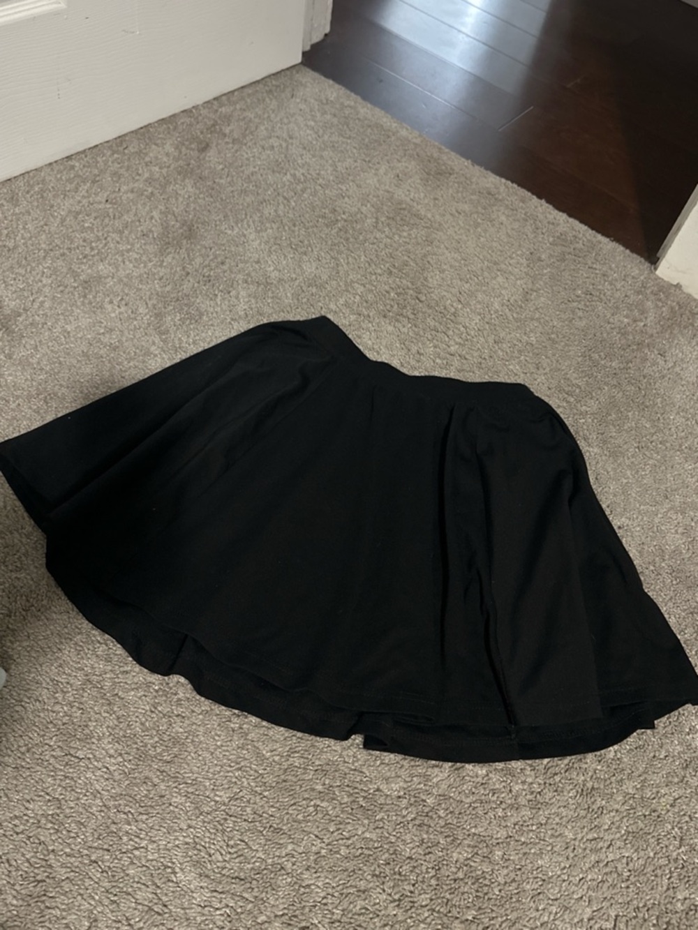 Classic Black Flared Skirt - Women's Everyday Style